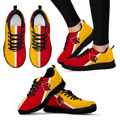 Dynamic Aparted Colours Beautiful Logo Louisville Cardinals Sneakers