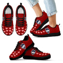 Love Extreme Emotion Pretty Logo Connecticut Huskies Sneakers