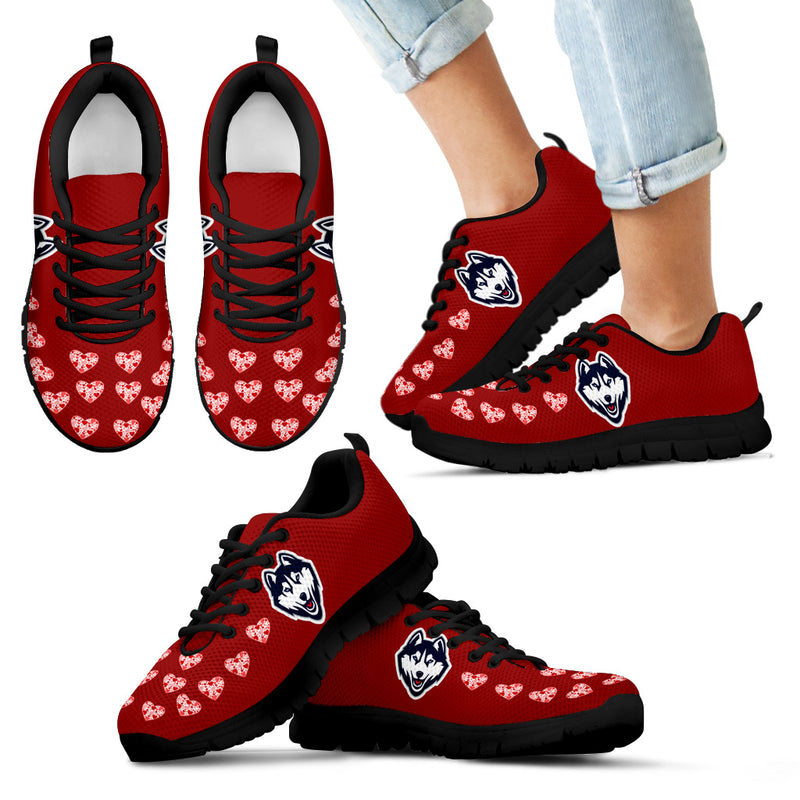 Love Extreme Emotion Pretty Logo Connecticut Huskies Sneakers