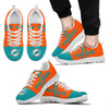 Line Stripe Logo Bottom Miami Dolphins Sneakers