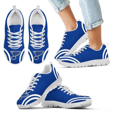 Lovely Curves Stunning Logo Icon St. Louis Blues Sneakers