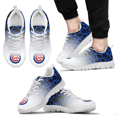Leopard Pattern Awesome Chicago Cubs Sneakers