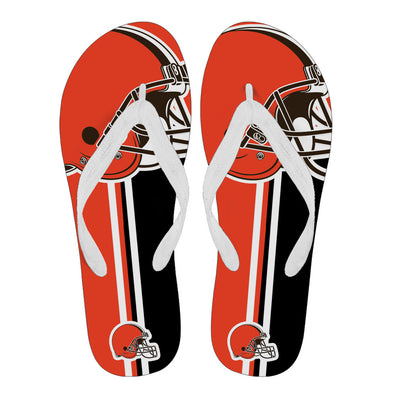 Great Cleveland Browns Fan Gift Two Main Colors Flip Flops