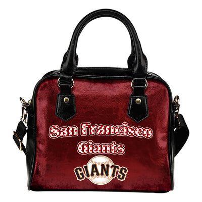 Love Icon Mix San Francisco Giants Logo Meaningful Shoulder Handbags