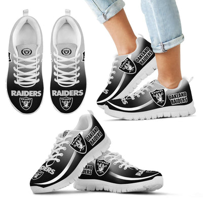 Mystery Straight Line Up Oakland Raiders Sneakers