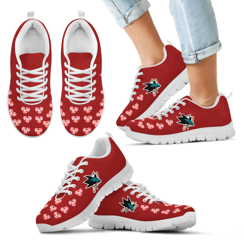 Love Extreme Emotion Pretty Logo San Jose Sharks Sneakers