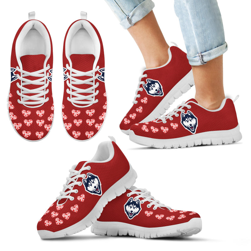 Love Extreme Emotion Pretty Logo Connecticut Huskies Sneakers
