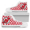 Puzzle Logo With New Jersey Devils High Top Shoes