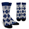 Gorgeous Detroit Tigers Argyle Socks