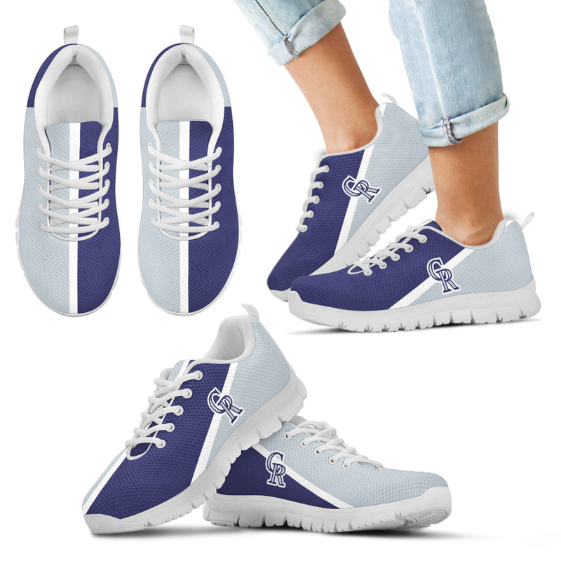 Dynamic Aparted Colours Beautiful Logo Colorado Rockies Sneakers