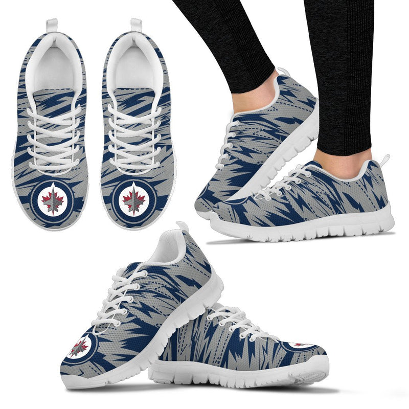 Brush Strong Cracking Comfortable Winnipeg Jets Sneakers