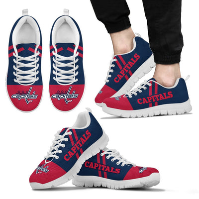 Line Stripe Logo Bottom Washington Capitals Sneakers