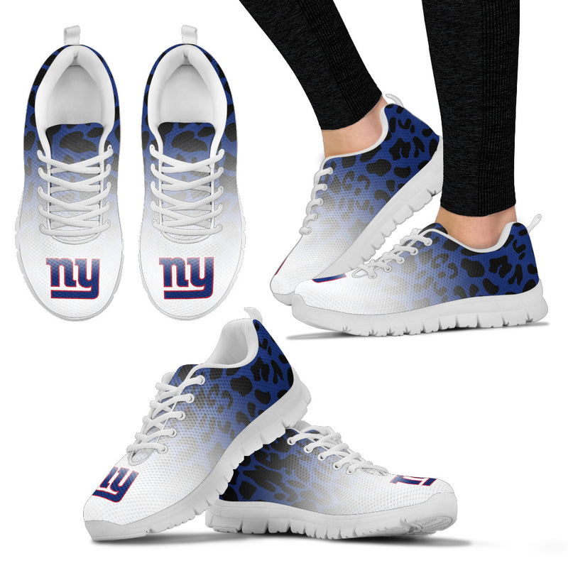 Leopard Pattern Awesome New York Giants Sneakers