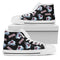 Script Logo Pattern Colorado Avalanche High Top Shoes