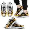 Tribal Flames Pattern Pittsburgh Steelers Sneakers