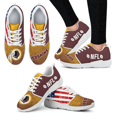 Simple Fashion Washington Redskins Shoes Athletic Sneakers