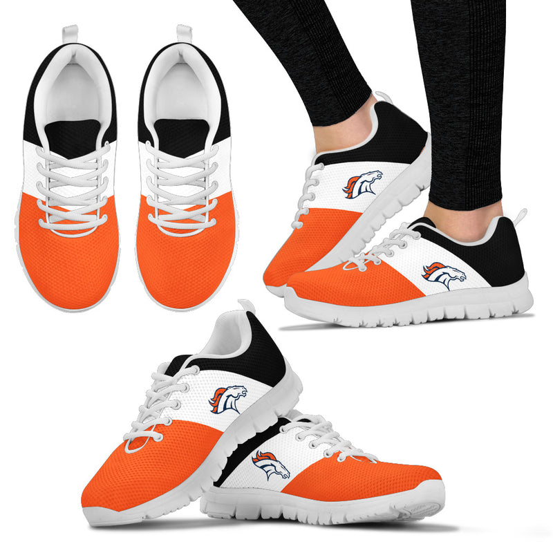 Separate Colours Section Superior Denver Broncos Sneakers