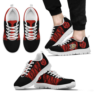 Rose Plant Gorgeous Lovely Logo Anaheim Ducks Sneakers