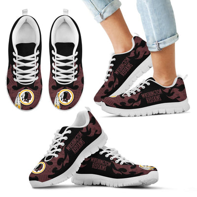 Tribal Flames Pattern Washington Redskins Sneakers