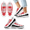 Super Beautiful SMU Mustangs Sneakers Jagged Saws Creative Draw