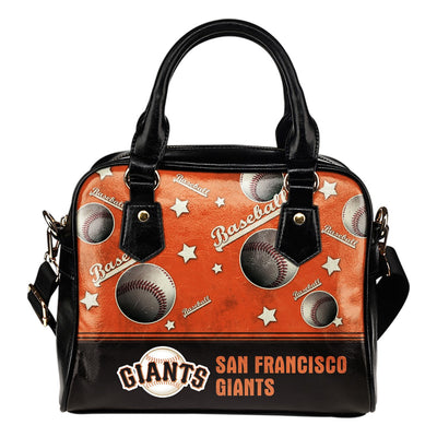 Personalized American Baseball Awesome San Francisco Giants Shoulder Handbag