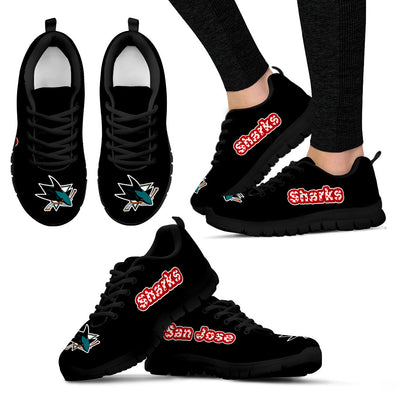 Magnificent San Jose Sharks Amazing Logo Sneakers