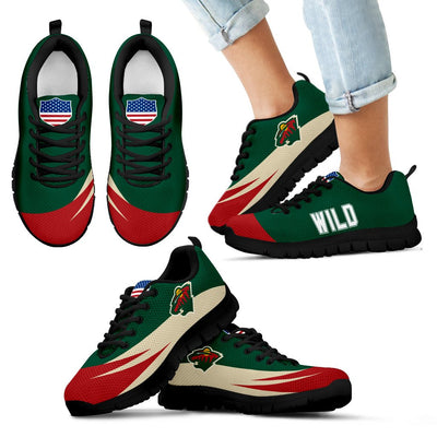 Awesome Gift Logo Minnesota Wild Sneakers