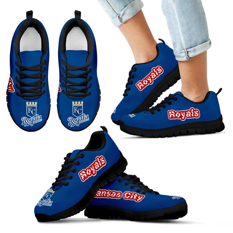 Magnificent Kansas City Royals Amazing Logo Sneakers
