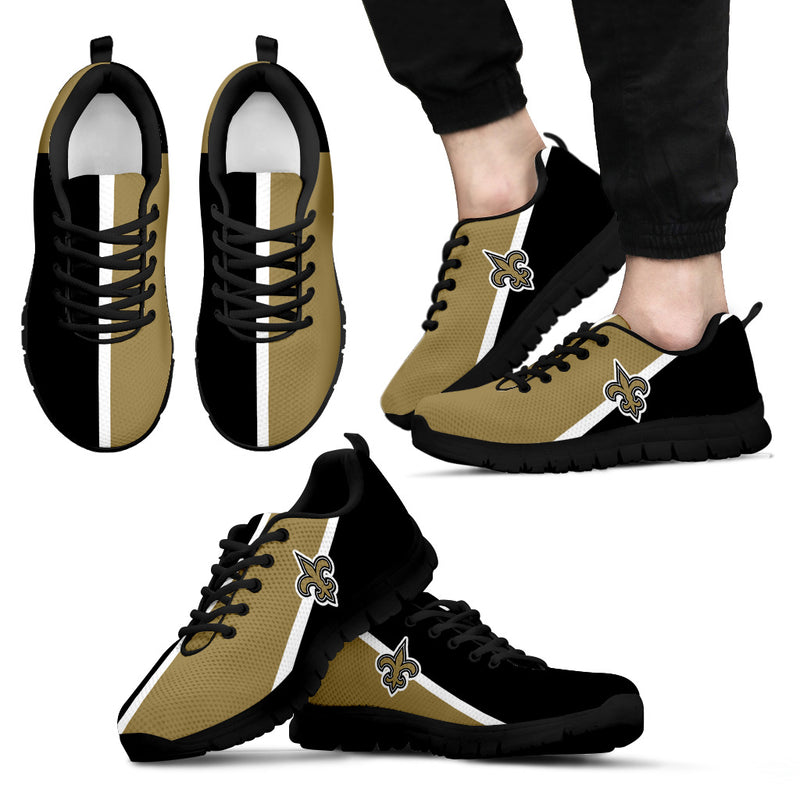 Dynamic Aparted Colours Beautiful Logo New Orleans Saints Sneakers
