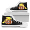 Pikachu Laying On Ball San Francisco Giants High Top Shoes
