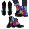 Tie Dying Awesome Background Rainbow Atlanta Falcons Boots
