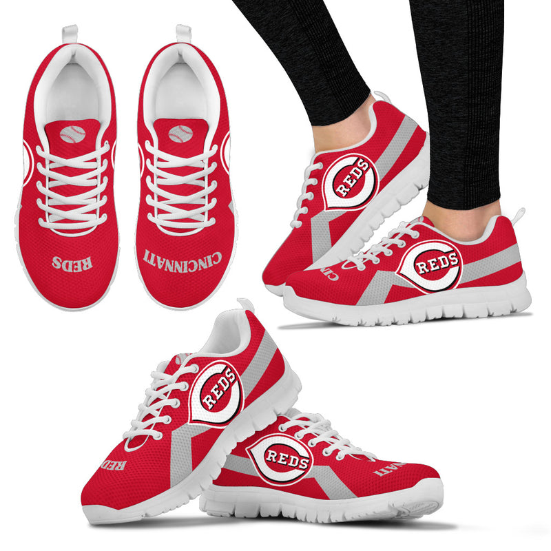 Cincinnati Reds Line Logo Sneakers
