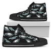 Script Logo Pattern Philadelphia Eagles High Top Shoes