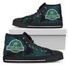 Cute Jurassic Park Dallas Stars High Top Shoes