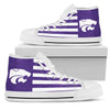 American Flag Kansas State Wildcats High Top Shoes