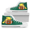 Pikachu Laying On Ball Dallas Stars High Top Shoes