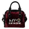 My Perfectly Valentine Fashion Los Angeles Rams Shoulder Handbags