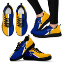 Dynamic Aparted Colours Beautiful Logo St. Louis Blues Sneakers