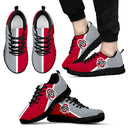 Dynamic Aparted Colours Beautiful Logo Ohio State Buckeyes Sneakers