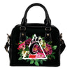 Floral Rose Valentine Logo Cincinnati Bearcats Shoulder Handbags