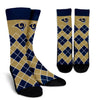 Gorgeous Los Angeles Rams Argyle Socks