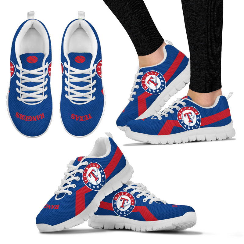 Texas Rangers Line Logo Sneakers