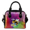 Rainbow Dynamic Mix Colours Gorgeous Georgia Tech Yellow Jackets Shoulder Handbags