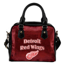 Love Icon Mix Detroit Red Wings Logo Meaningful Shoulder Handbags