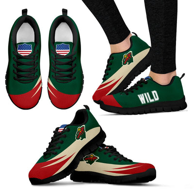 Awesome Gift Logo Minnesota Wild Sneakers