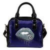 Beautiful Lips Elegant Logo Winnipeg Jets Shoulder Handbags