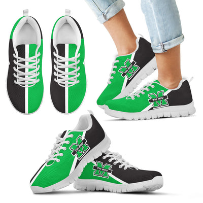 Dynamic Aparted Colours Beautiful Logo Marshall Thundering Herd Sneakers