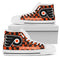 Puzzle Logo With Philadelphia Flyers High Top Shoes