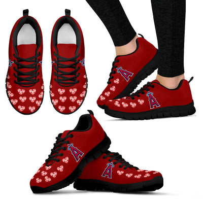 Love Extreme Emotion Pretty Logo Los Angeles Angels Sneakers