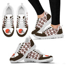 Great Football Love Frame Cleveland Browns Sneakers